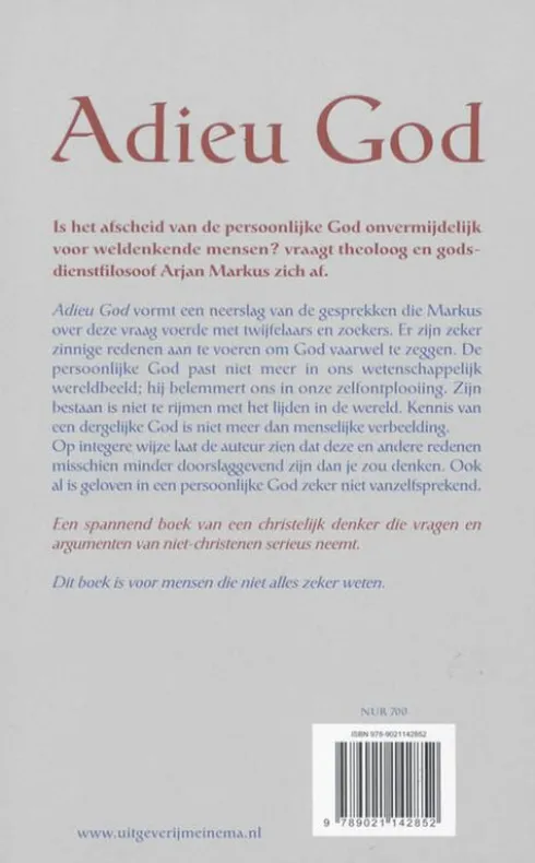 Adieu God eBook
