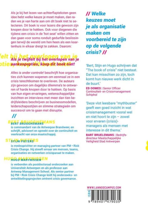 Alles is onder controle (e-boek) eBook