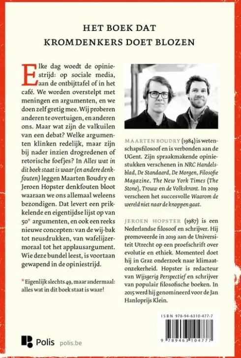 Alles wat in dit boek staat is waar (en andere denkfouten) eBook