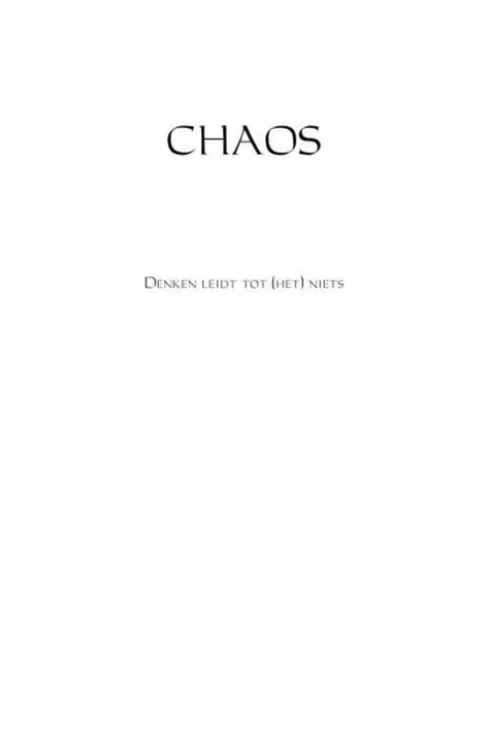 Chaos eBook