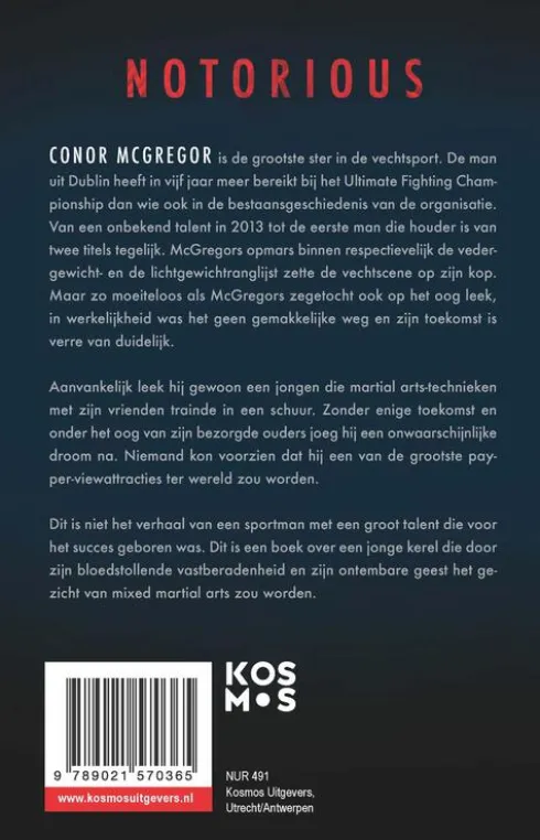 Conor McGregor: Notorious eBook