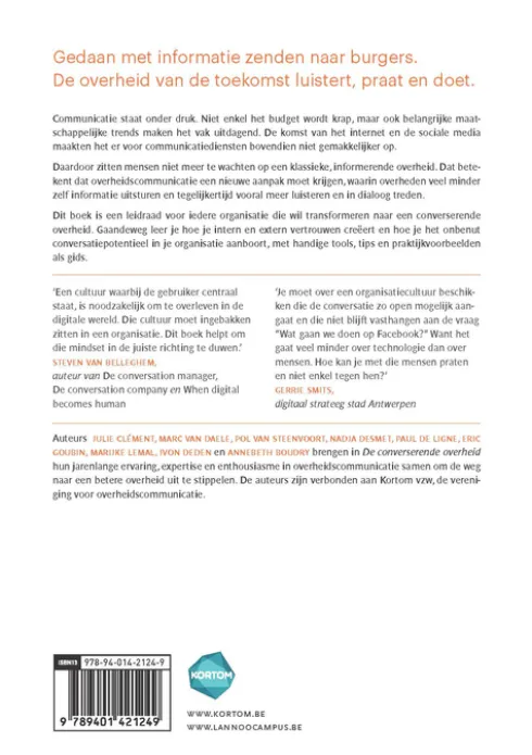 De converserende overheid eBook