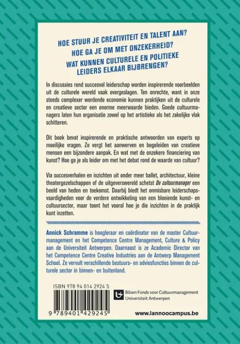 De cultuurmanager eBook