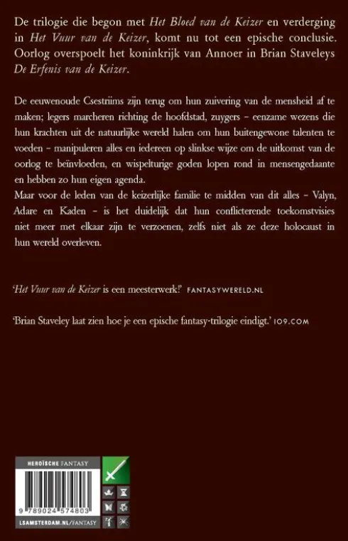 De Erfenis van de Keizer eBook