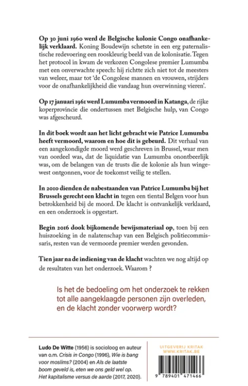 De moord op Lumumba eBook