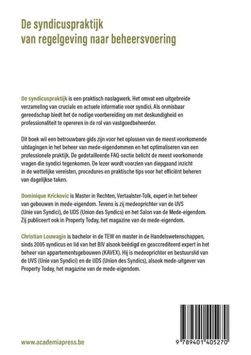 De syndicuspraktijk eBook
