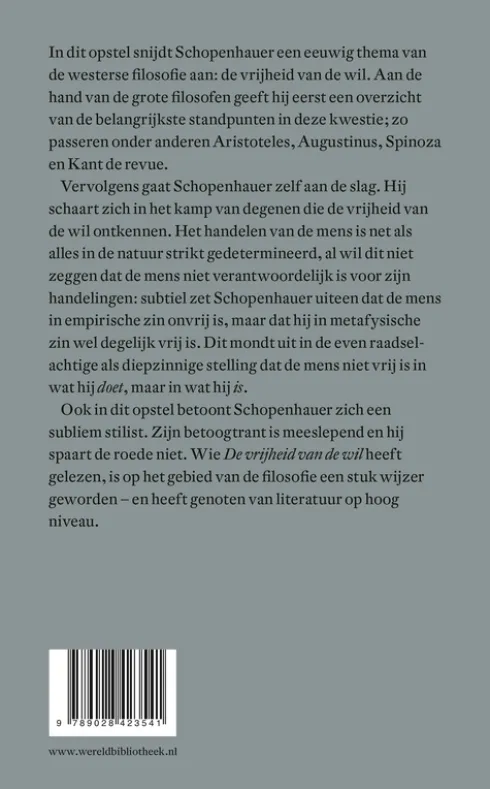 De vrijheid van de wil eBook
