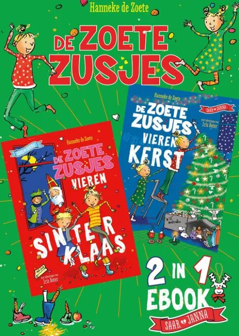 De Zoete Zusjes vieren Sinterklaas & Kerst omkeerboek eBook