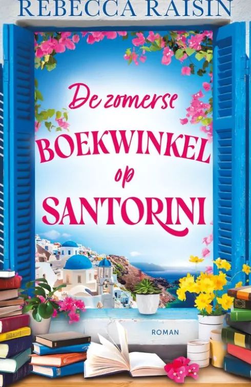 De zomerse boekwinkel op Santorini eBook