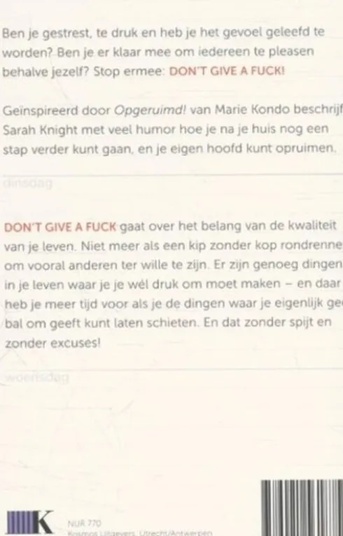 Don't give a fuck eBook