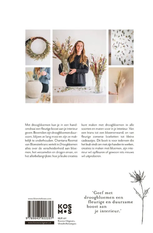 Droogbloemen blomsterkrans eBook