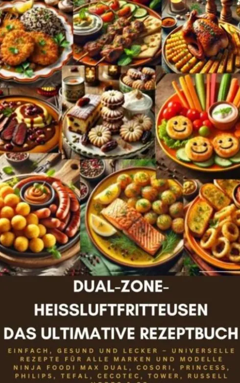 Dual-Zone-Heißluftfritteusen: Das ultimative Rezeptbuch eBook