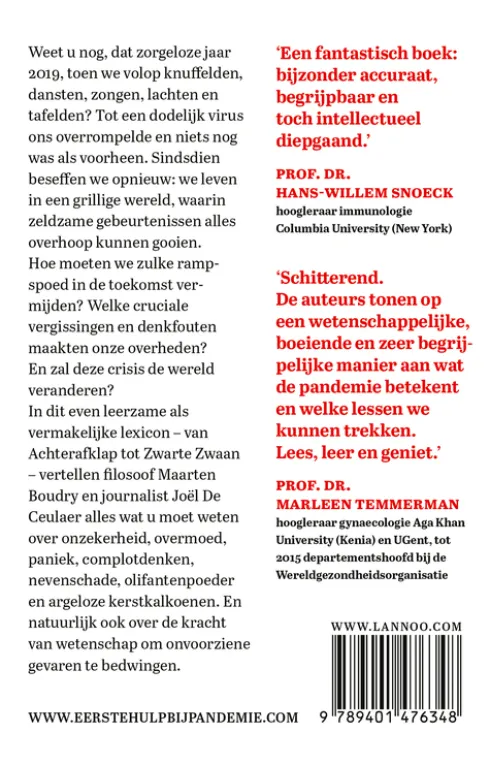 Eerste hulp bij pandemie eBook
