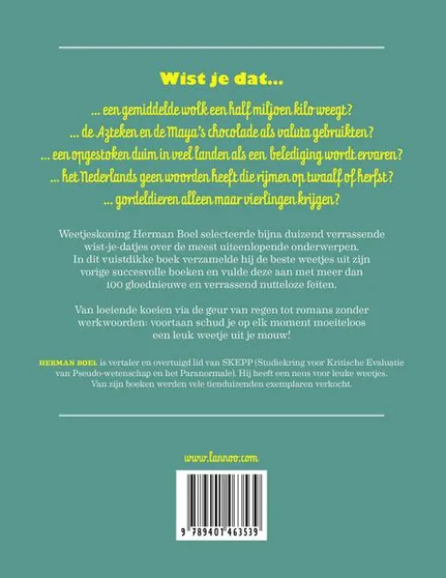 999 Feiten Waar Je Meestal Helemaal Niets Aan Hebt eBook