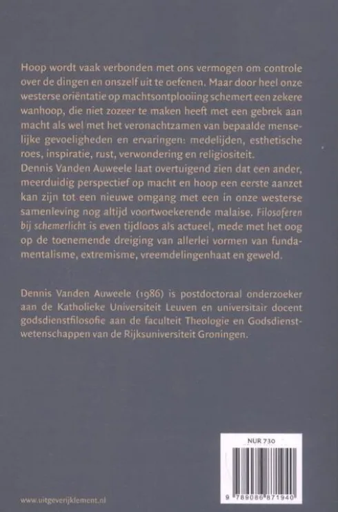 Filosoferen bij schemerlicht eBook