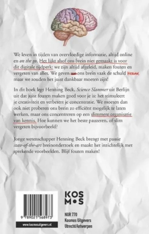 Fouten maken is goed voor je brein! eBook