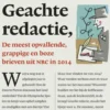 Geachte redactie, eBook