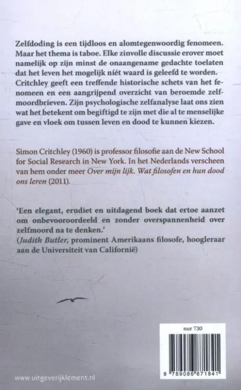 Gedachten over zelfdoding eBook