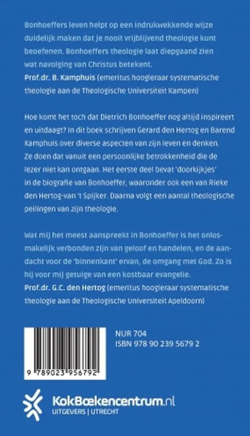 Geïnspireerd en uitgedaagd door Dietrich Bonhoeffer eBook