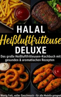 Halal Airfryer Deluxe: Das große Heißluftfritteusen-Kochbuch mit gesunden & aromatischen Rezepten eBook