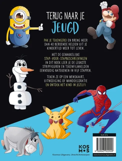 Helden uit je kindertijd tekenen eBook