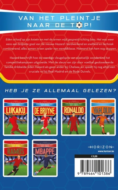 Helden van het EK 2021: Hazard eBook