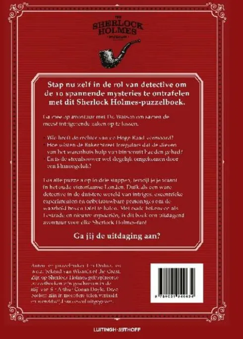 Het grote puzzelboek van Sherlock Holmes eBook