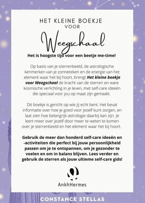 Het kleine boekje voor Weegschaal eBook