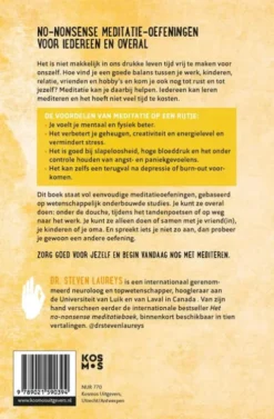 Het no-nonsense meditatie oefenboek eBook