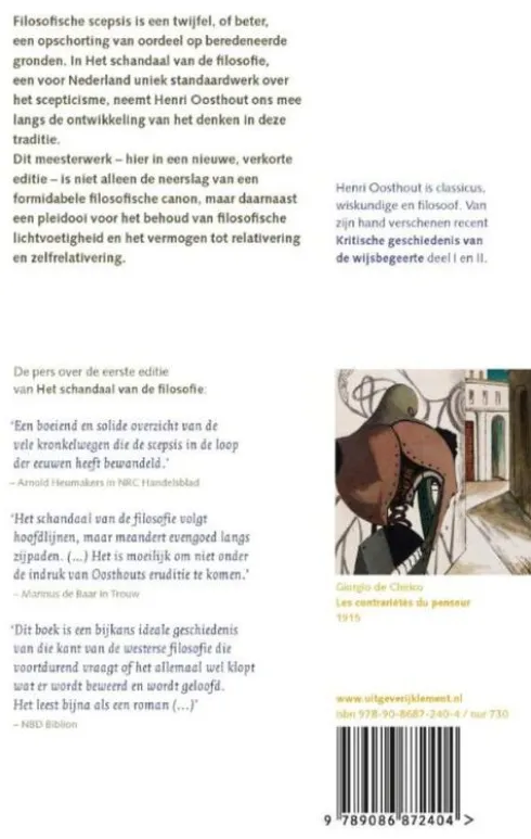Het schandaal van de filosofie eBook