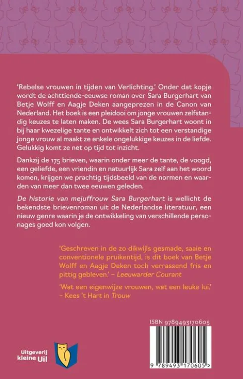 Historie van mejuffrouw Sara Burgerhart eBook