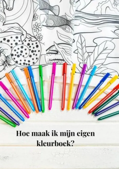 Hoe maak ik een eigen kleurboek? eBook