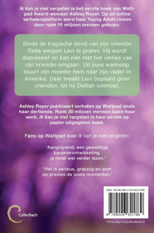 Ik kan je niet vergeten eBook