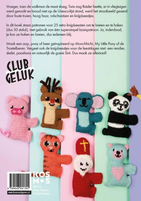 Knijpbeestjes breien & haken met Club Geluk eBook