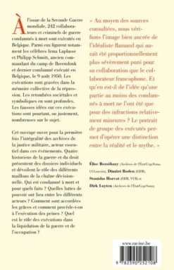 Les 242 dernières exécutions en Belgique eBook