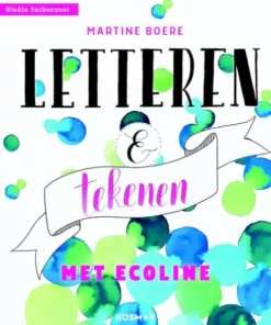Letteren en tekenen met ecoline eBook