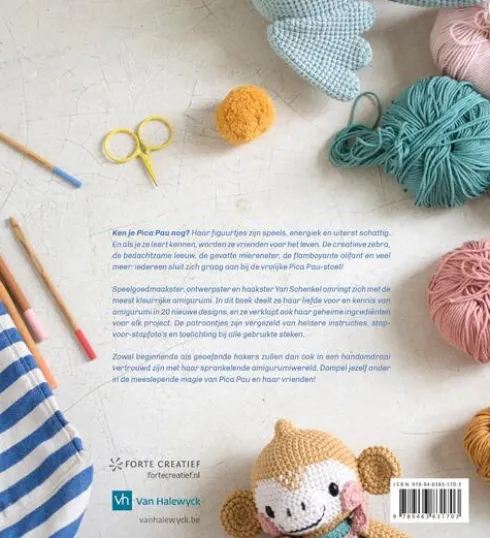 Maak 20 kleurrijke amigurumidiertjes eBook