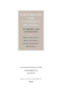 Partimento and continuo playing in theory and in practice eBook