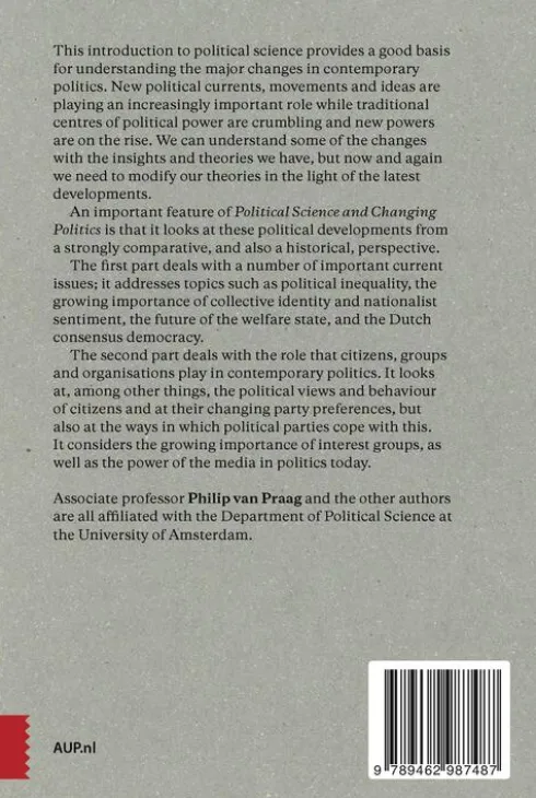 Political science and changing politics eBook