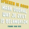 Spreken is goud eBook