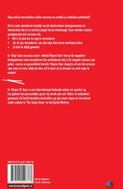 Stop! Geen excuses meer eBook