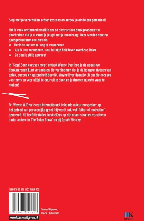 Stop! Geen excuses meer eBook