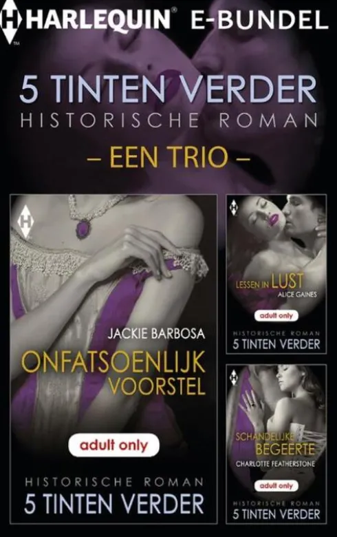 5 Tinten Verder historische roman e-bundel - een trio eBook
