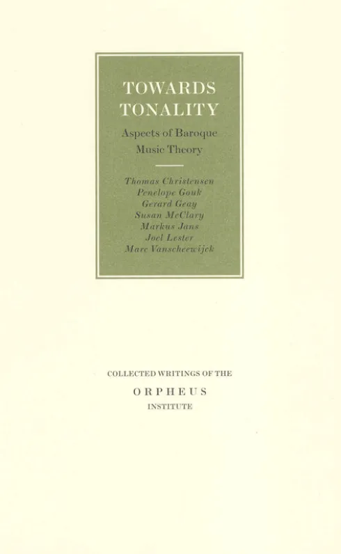Towards tonality eBook