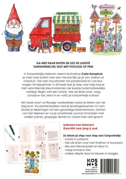 Tuinportretjes tekenen eBook
