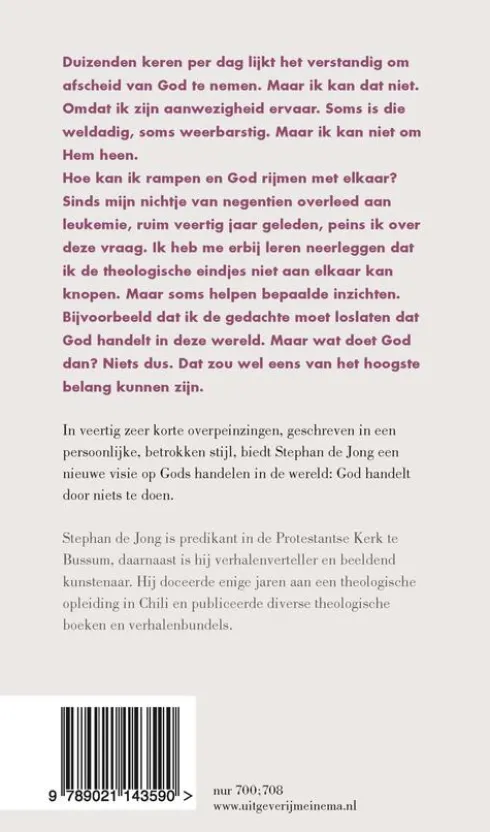 U doet niets, want U bent God eBook