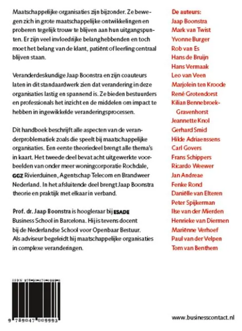 Veranderen van maatschappelijke organisaties eBook