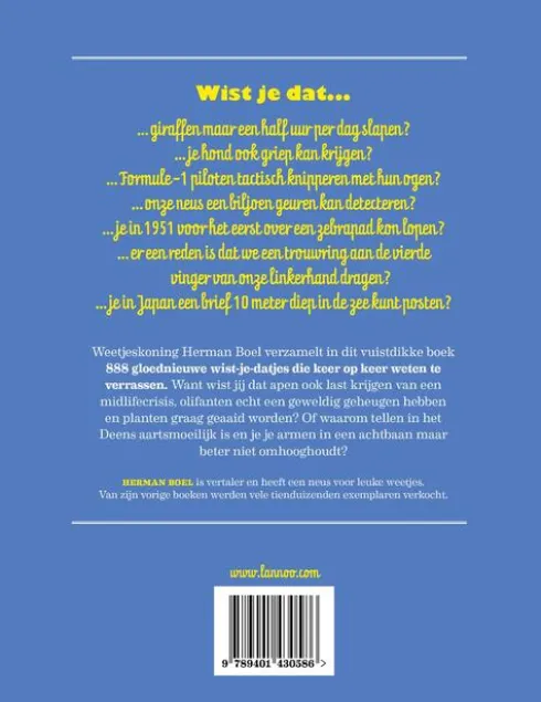 888 Weetjes Die Je Snel Weer Mag Vergeten eBook