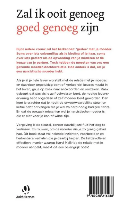 Zal ik ooit genoeg goed genoeg zijn eBook